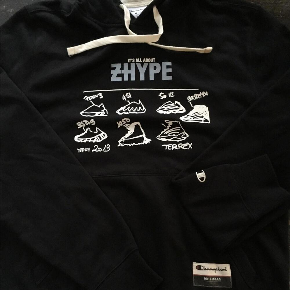 Champion Custom Yeezy Graphic Sweatshirt Hoodie